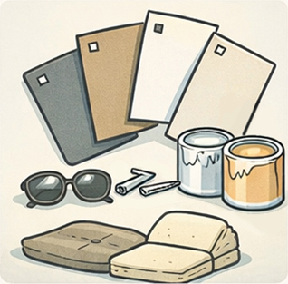繊維製品、塗料、プラスチック製品